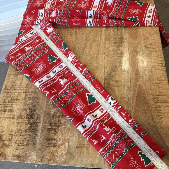 OppoSuits Mens Dress Pants 32 Red Nordic Noel Fair Isle Slim Christmas Santa - Picture 8 of 12